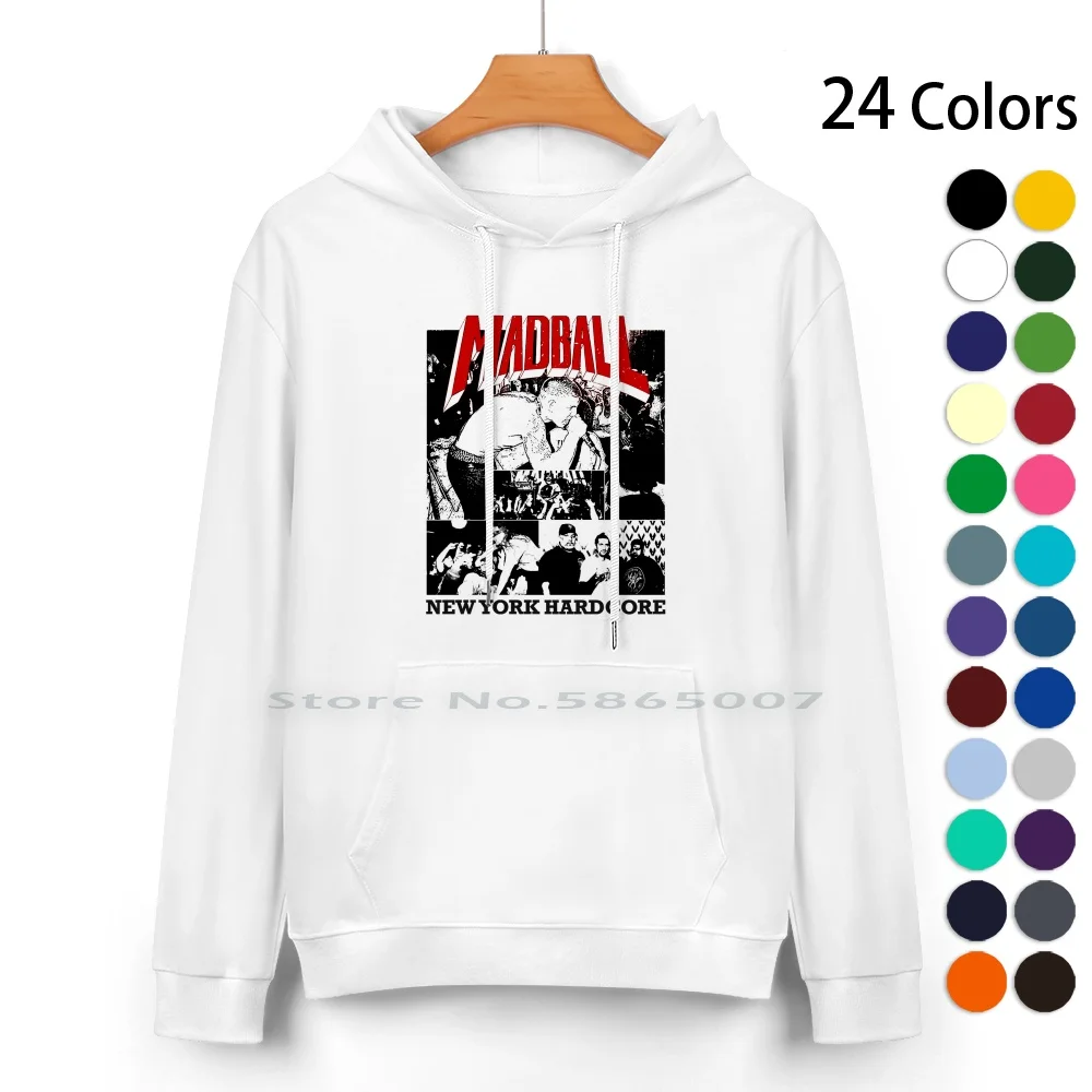 

Madball Pure Cotton Hoodie Sweater 24 Colors Madball Ny Hardcore Hc Punk Music Band Agnostic Front Old School Baseball Italy