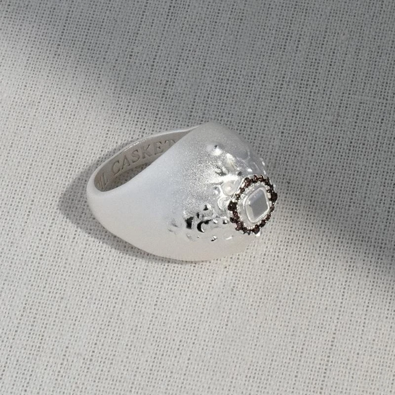 

Gravel quicksand ring new Chinese style explosion snowflake