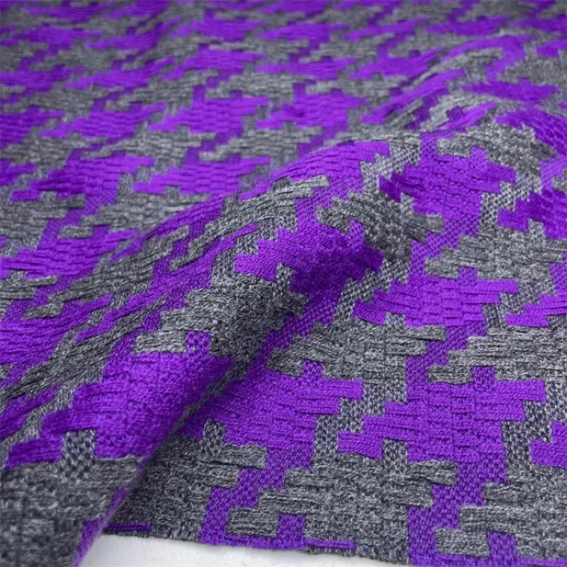 

Шерстяная твидовая ткань, полиэстер для рукоделия, набор шальных тканей, модная одежда, дизайнерская ткань на метр