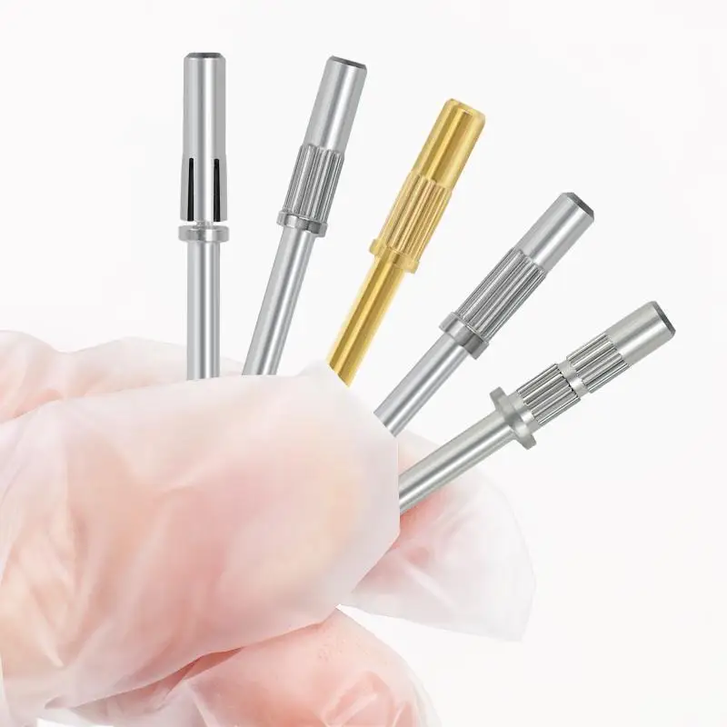 【IIOO】1Pc Mandrel Bit For Nail Sanding Bands Stainless Steel Bits Electric Manicure Accessories Nail File Tools