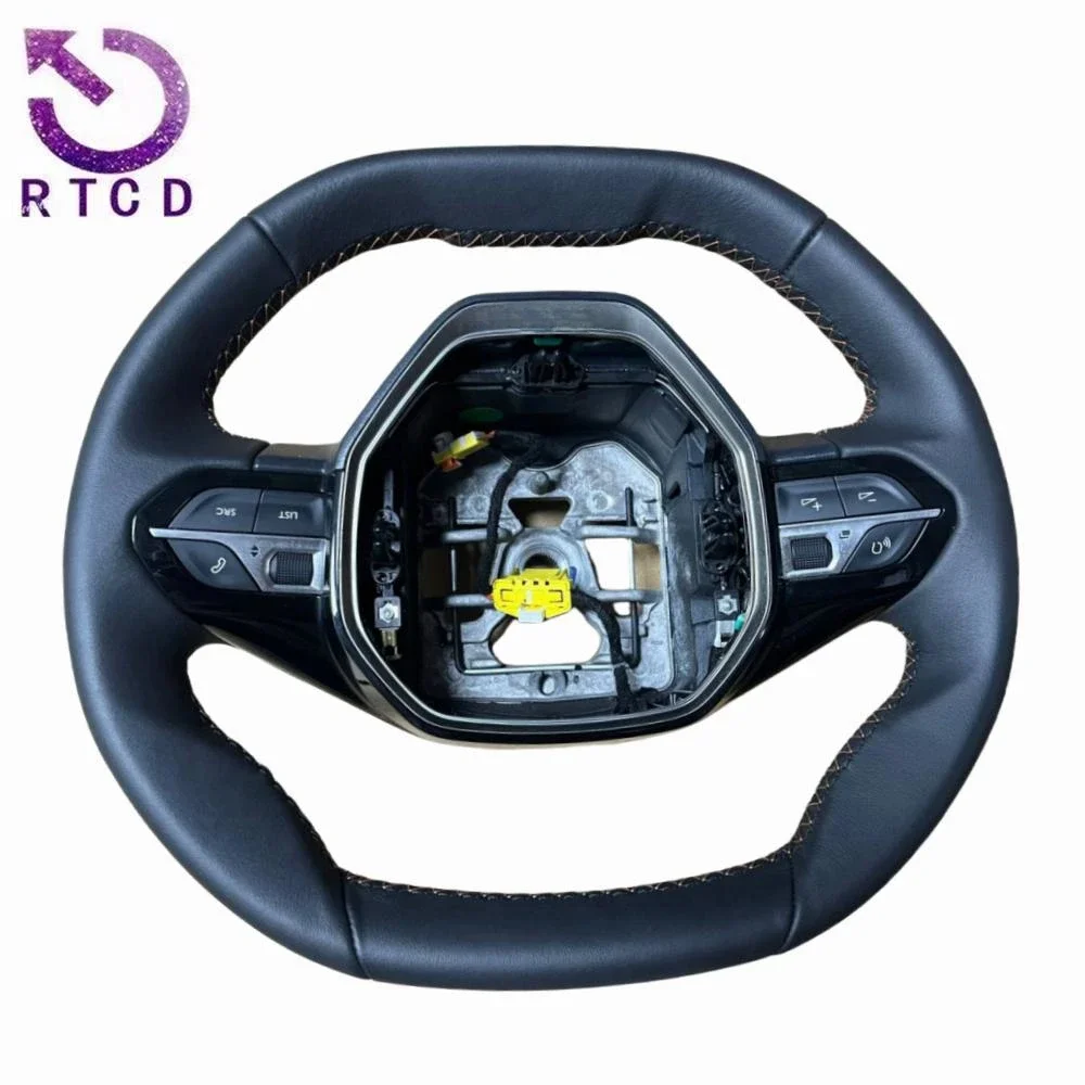 Steering wheel assembly leather configuration YL006273BY 1607791780 1607821380 FOR Peugeot 2008 3008 4008 5008 508L 408