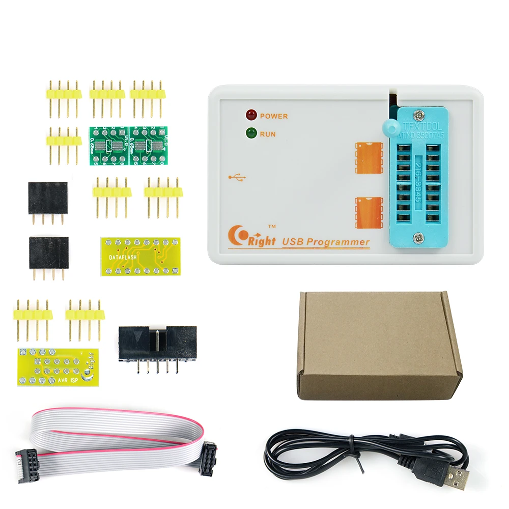 Newest Version USB SPI Programmer 24 25 93 EEPROM 25 Flash Bios Windowns