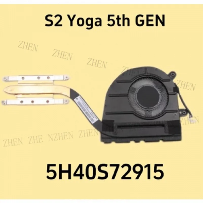 

Y For Lenovo ThinkPad S2 Yoga 5th Gen5 Laptop Cooling Fan with Heatsink 5H40S72915