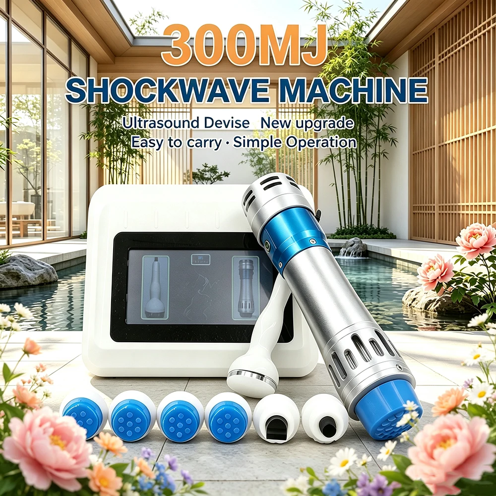 Professional Shockwave Therapy Machine For ED Treatment Body Massage Physiotherapy Ultrasound Device Pain Relief 2in1 Shock Wave