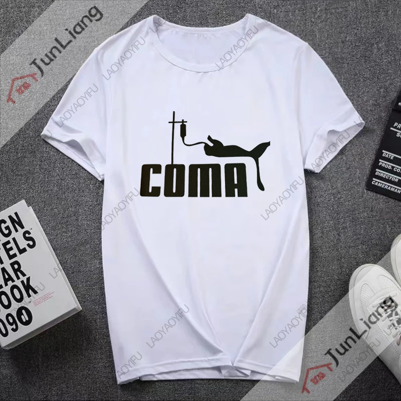 Fuma Oversized -shir T Shirt for Men Clothing Unisex Men\'s Shirts Creativity Y2k Short Sleeve Tee Mens Clothes Streetwear Funny