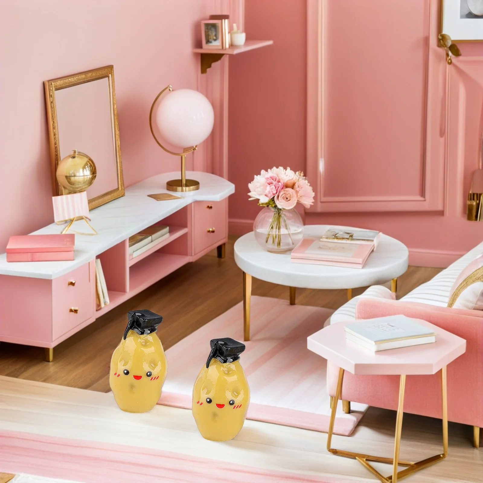 

30Pcs Mini Artificial Potatoes Simulation Potato Resin Decor Cute Potato Ornaments for Graduation Gift Christmas Party Favors