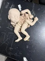 14inches Reborn Kit Blessing Newborn Sleeping Baby DIY Unpainted Reborn Blank Kit Drop Shipping Muñecas Kit Reborn