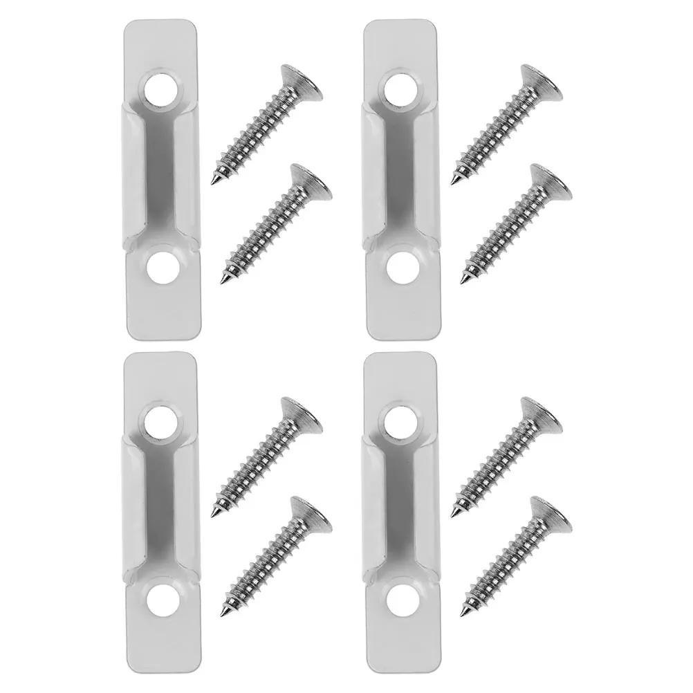 

Window Lock Accessories Replacement Sash Strike Keeper Hardware Part White Sliding