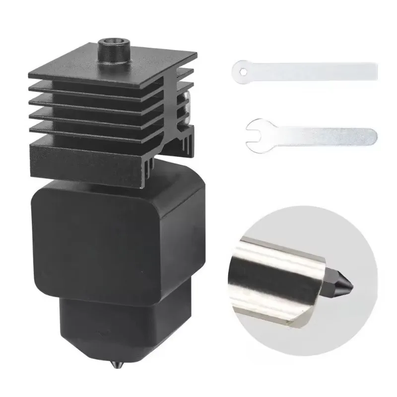 For Removable Hardened Steel Nozzle Hotend Assembly, 3D Printer Replacement Part Compatible with A1/A1 Mini, H2D/H2S