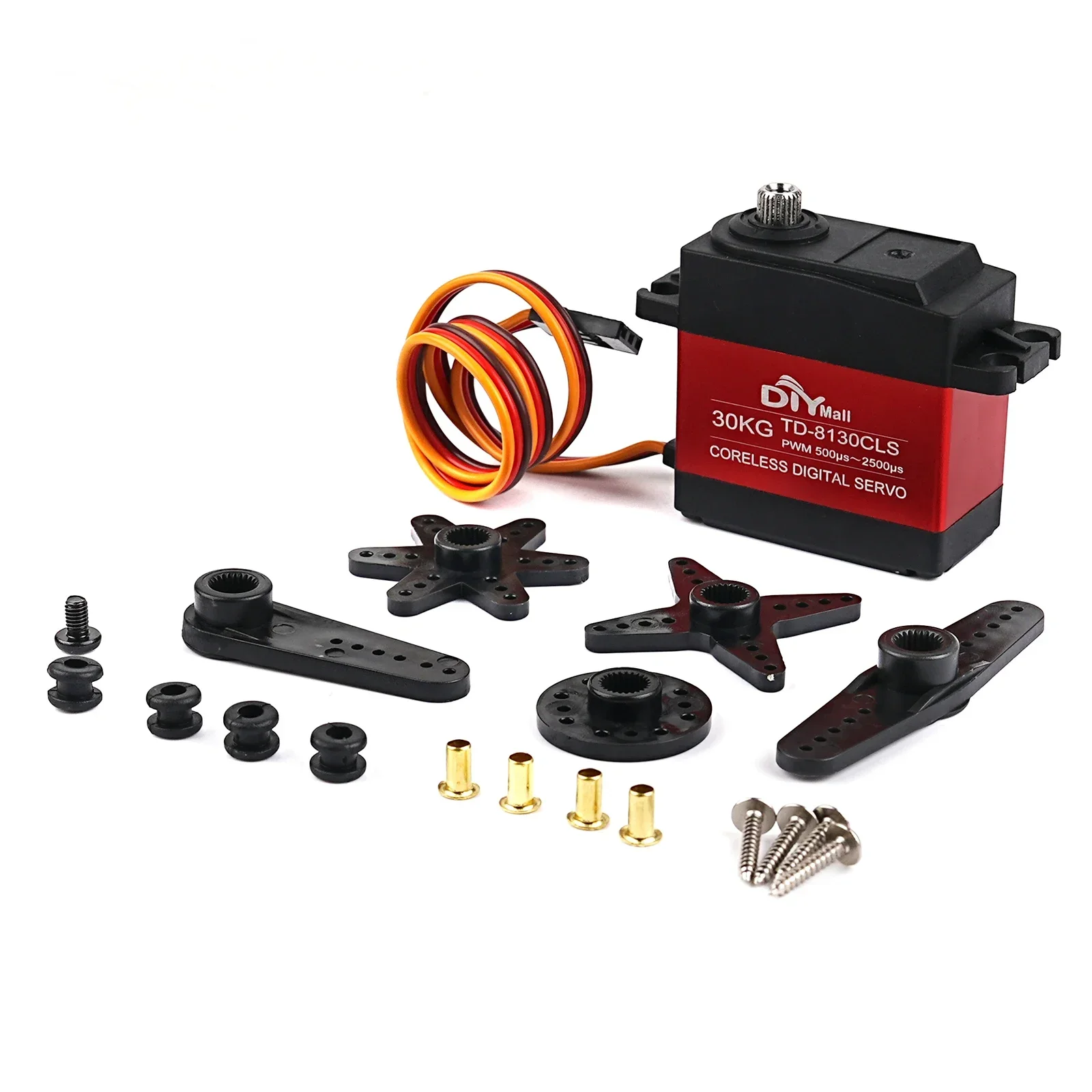 デジタルサーボ 30 キロ高精度メタルギアコアレスモーター 180/270/360 度高トルクサーボ DIY 車ロボットおもちゃ