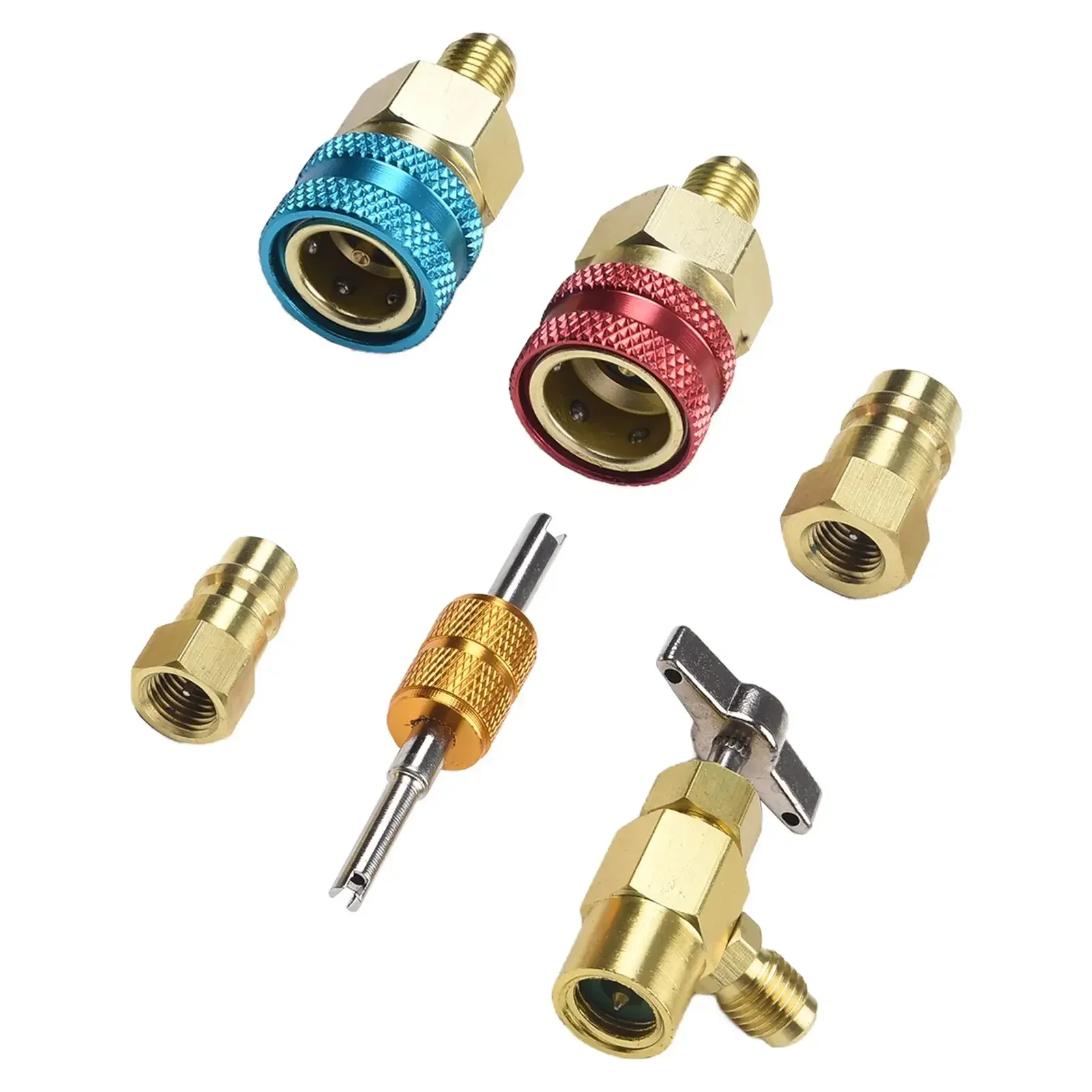 Convenient and Efficient R1234YF to R134A Adapter Set Sophisticated Workmanship and Perfect for Car Owners and Mechanics