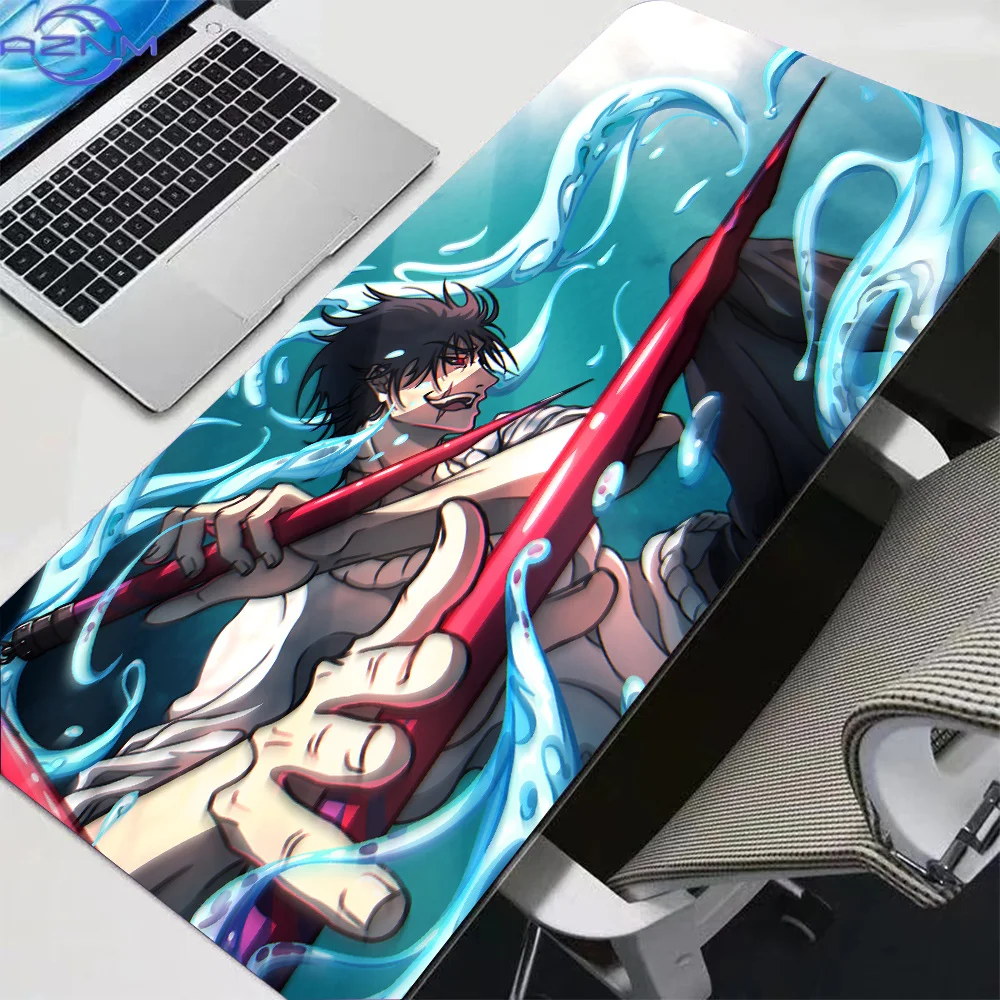 Toji Fushiguro Mouse Pad J-Jujutsu K-Kaisen Sky Blue Manga Style HD  Print Large Desk Mat Non-Slip Laptop PC Keyboard Pad