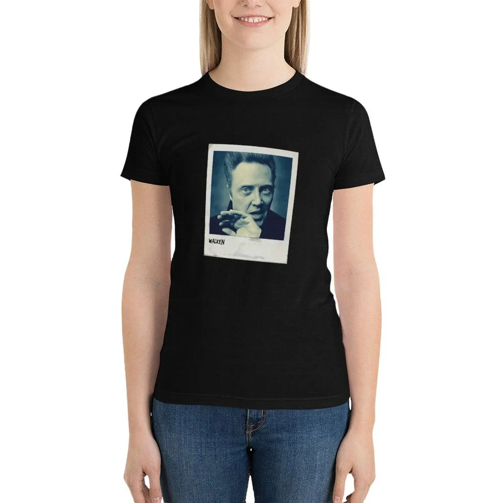 

Christopher Walken T-Shirt summer top summer tops Blouse kawaii clothes Summer Women's clothing