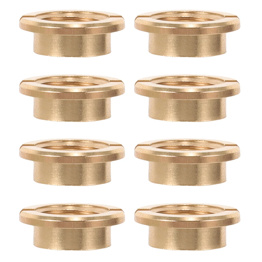 

8 Pcs Quartz Clock Nut Hands Faces for Crafts Nuts Wall Replacement Mechanism Metal