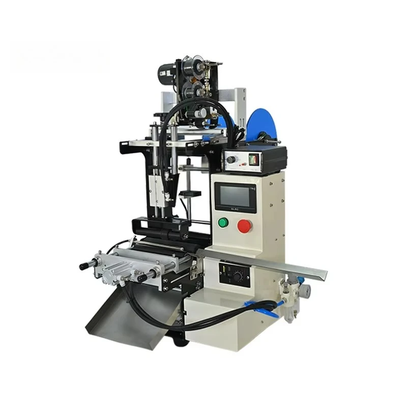 【HOT】ZST-0089 Desktop Self-Adhesive Label Applicator Machine Bottle Jar Plastic Pipe Labeler Manufactures