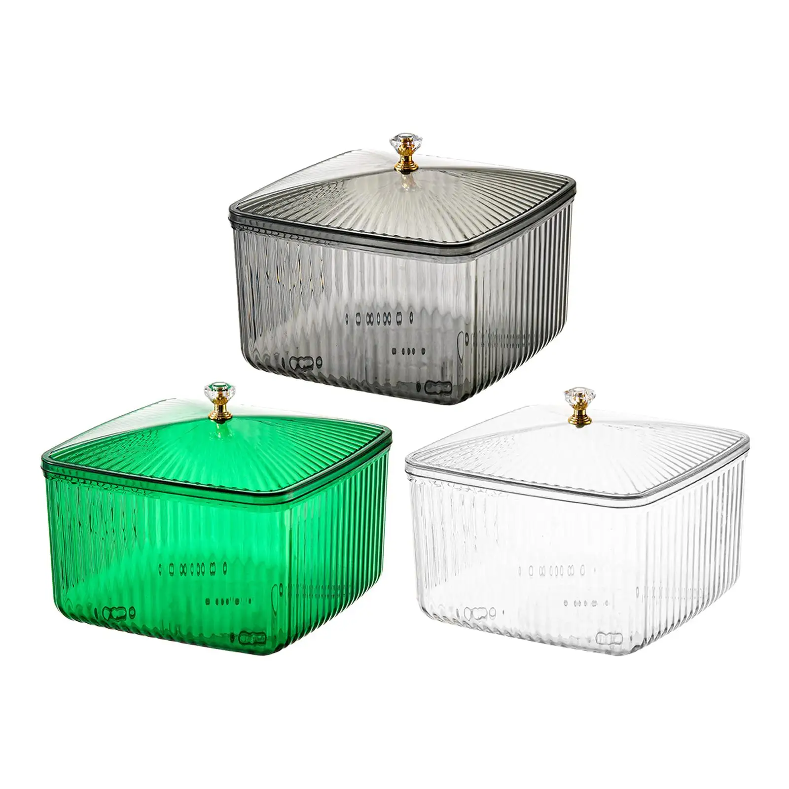 European Fruit Serving Tray Pantry Storage Jar with Cover Dried Fruits Biscuit Dishes Multifunction Candy Snack Serving Bowl