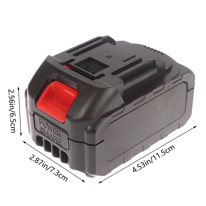 1Set Power Tools Case BMS 21V Battery Storage Box For Wireless Electric Angle Grinder Cutting 18650 Battery Case Without Battery