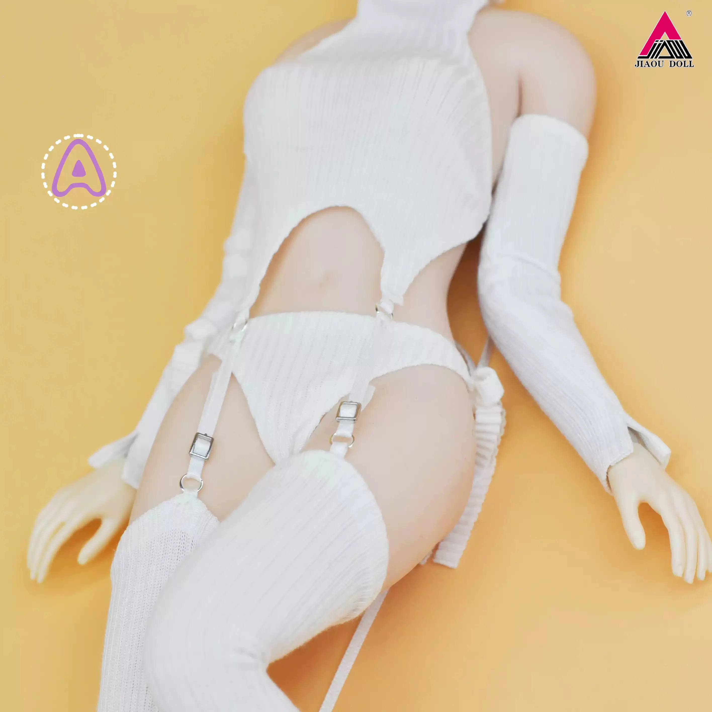 CUKE SPEELGOED 1/6 Schaal Vrouwelijke Backless Trui Japanse Stijl COS Kleding Model Fit 12 ''Soldaat Action Figure Body poppen