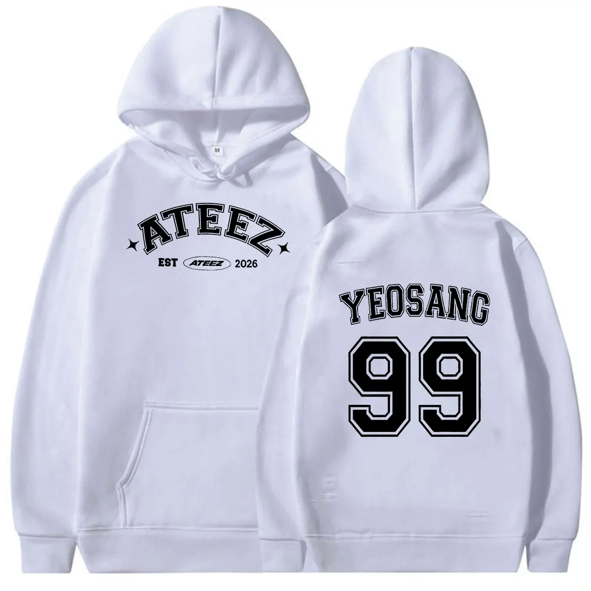 Kpop Ateez Yeosang 99 Album 2026 Print Hoodie Men Women Clothing Fashion Pullover Sweatshirt Casual Long Sleeve Vintage Hoodies