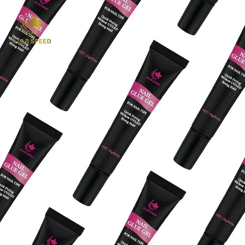 No Need UV Light Cure Nail Glue Gel