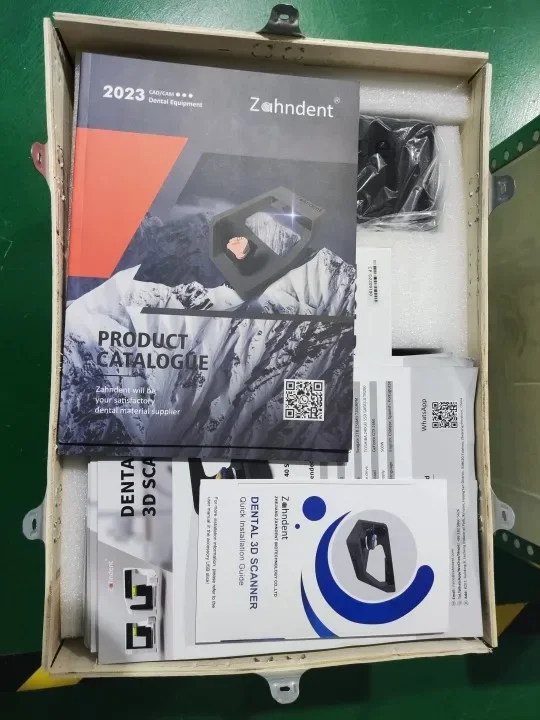 Zahndent 3d Scanner ZD3D-2F, pemindai Digital 3d bersinar performa tinggi