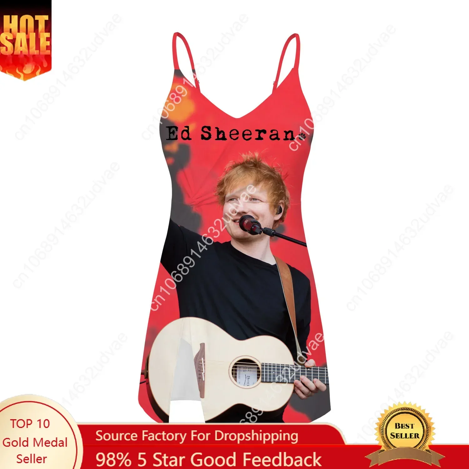 Ed Sheeran Sling Dress Swimsuit Womens Bathing Suits Personalized Fashion Swimwear Pool Party Bikini Custom Made Beachwear