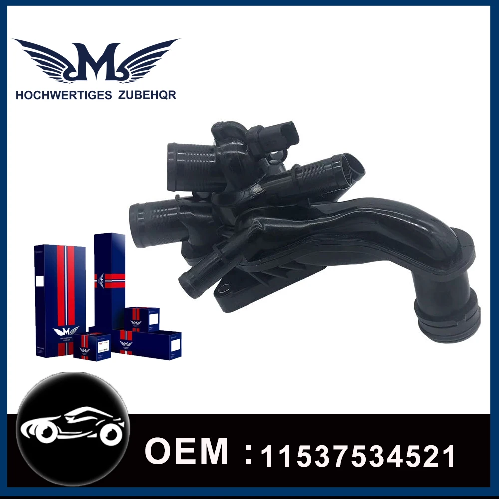 Car Engine Coolant Thermostat Housing Assembly 11537534521 for PEUGEOT 207 308 3008 5008 for Mini Cooper Countryman 11-13 1336Z6