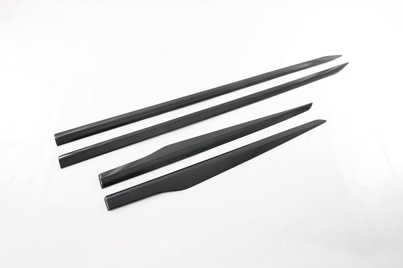 For Kia Sportage NQ5 2021 2022 Korean version Car Accessories Carbon Fiber Style Side Door Body Molding Moulding Trim