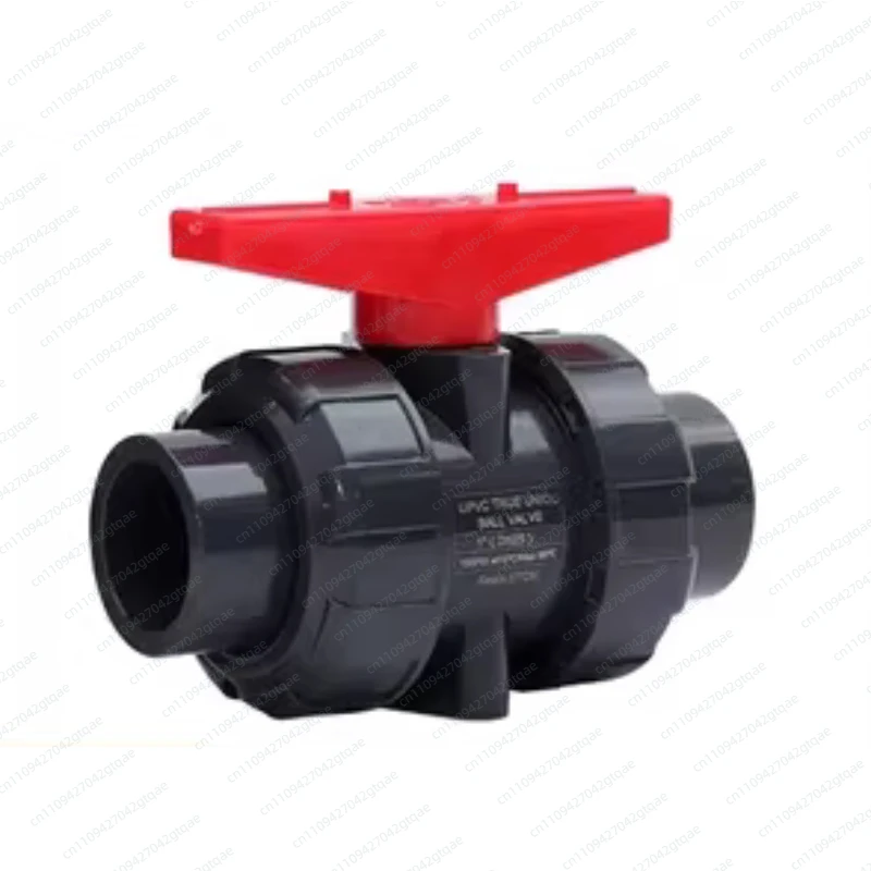 1PC I.D 20~63mm UPVC Union Ball Valve PVC Pipe Double Valve Plastic Double Union Water Valve Inner Wire Water Pipe Switch