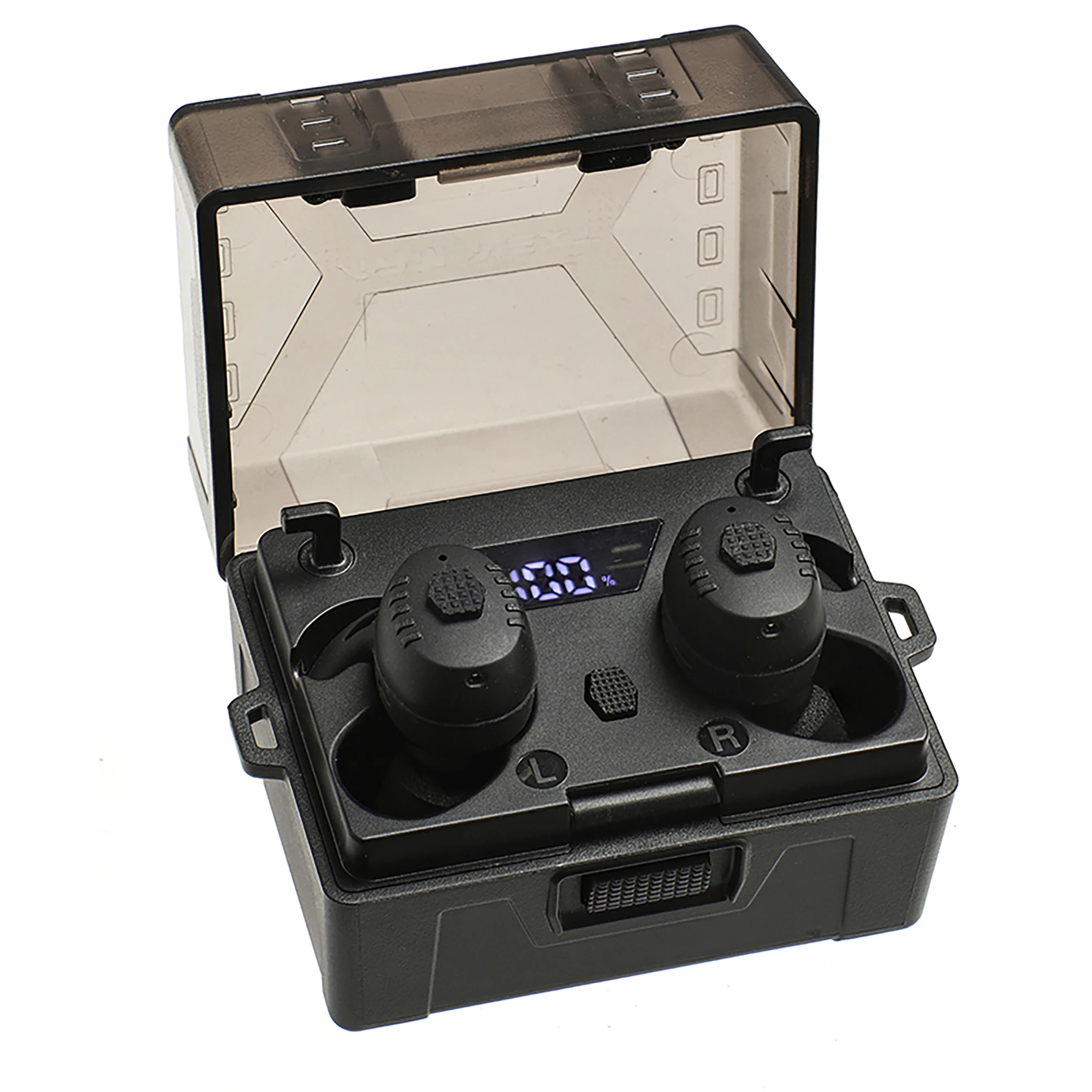 

Electronic Earplugs Headset NRR31dB Noise Canceling Ear Muff for Shooting Military Hearing Protection with Sound Amplification