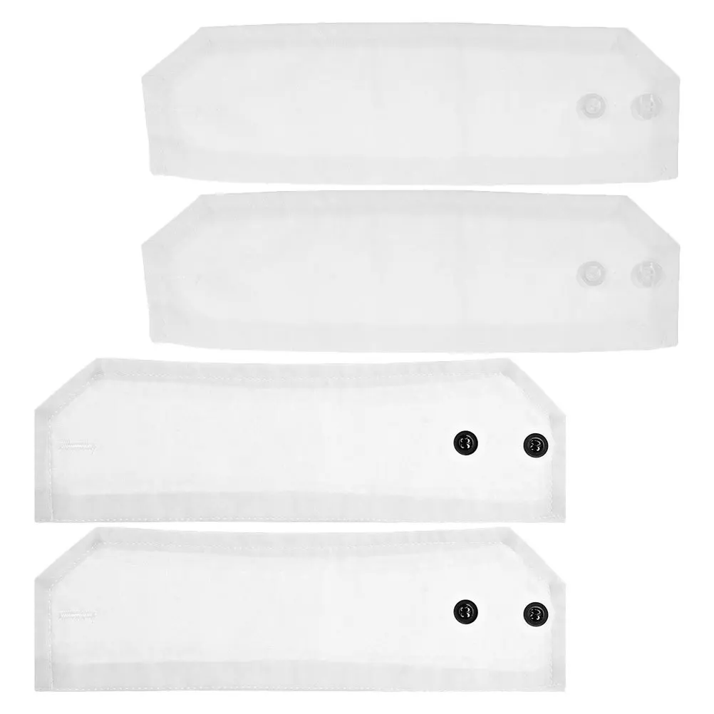 

Women'S Detachable Wrist Cuff White Fabric Sleeve Accessories Elegant Blouse Coat Shirt Cuff For Parties Weddings