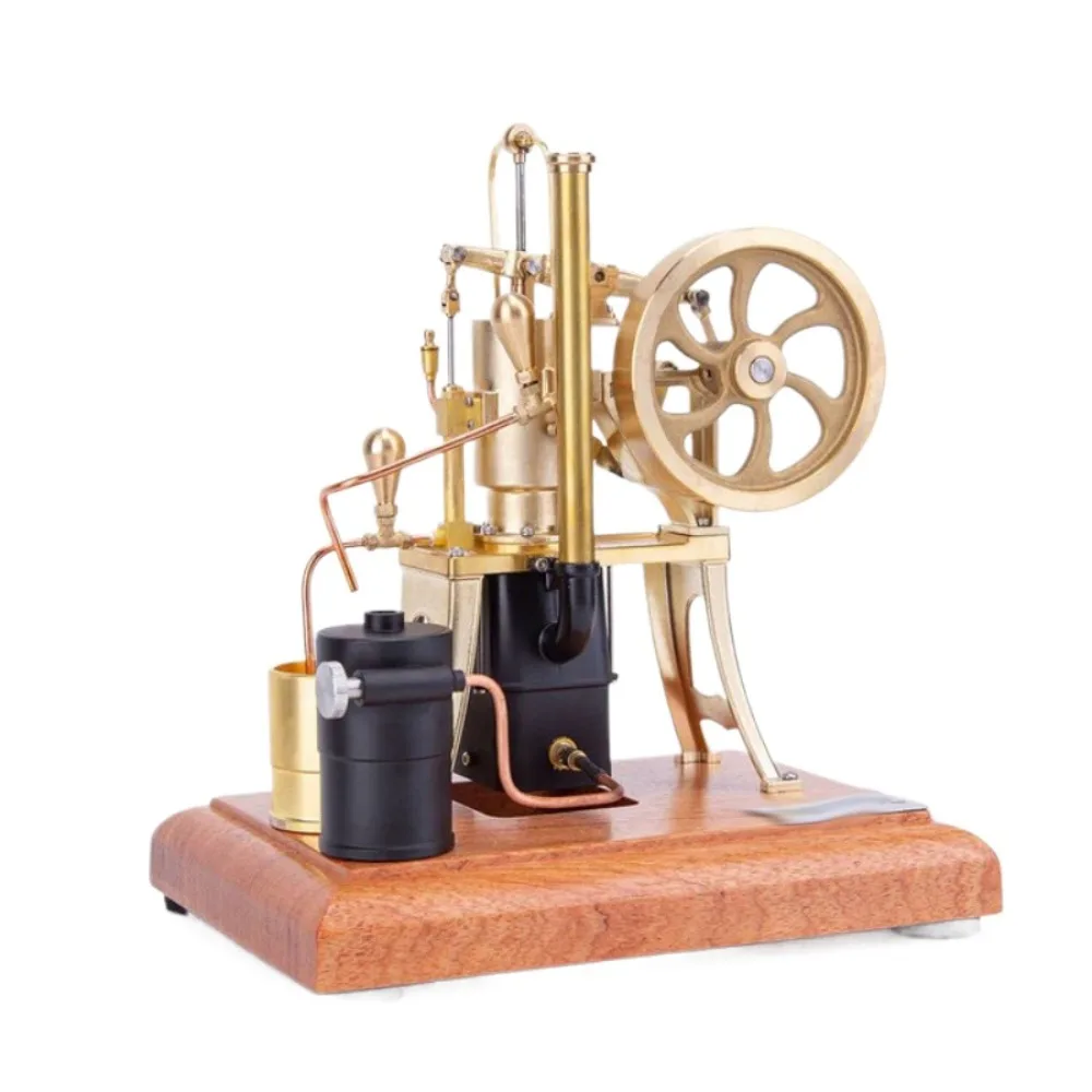 

Stirling Engine Model 1/12 Scale Circulating Water Cooled Thermal Engine Internal Combustion Hot Air Pump Engine Model