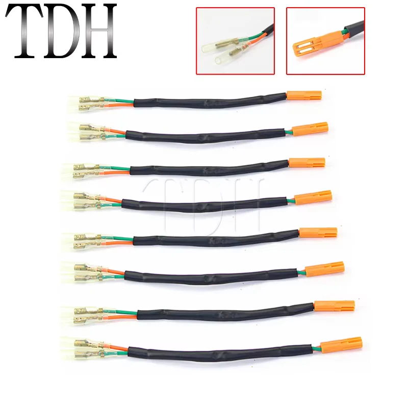 Conectores de indicador de cableado de señal de giro para Moto, adaptadores de enchufe para Honda CBR VFR VTR 600RR 1000RR 250R 300 500R CB1000 NC700 VT750