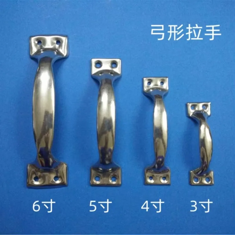 2026 2026 3/4pcs Door and window handles, Chinese bow shaped handles, cabinet door drawer handles, stainless steel bow shaped ha