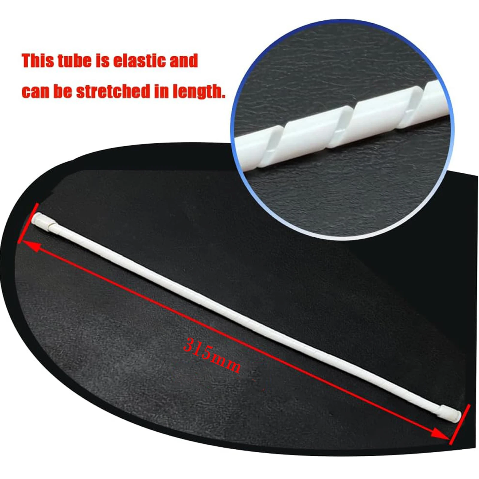 5Pcs 31.5cm length Wind Barrier Thread Guide Soft Tube Part For Tajima,Swf ,Barudan Embroidery Sewing Machine Accessories