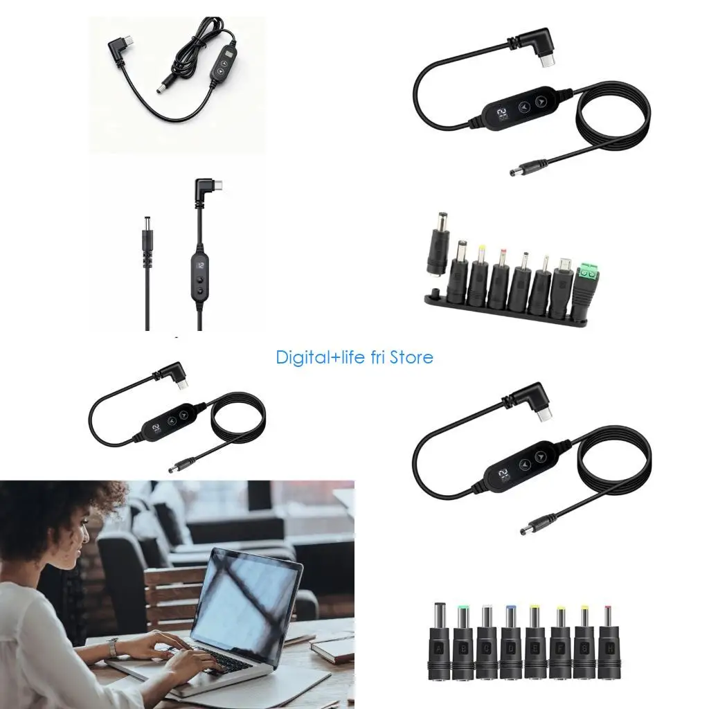 E06D High Efficiency Type C to Cable Stable Power Delivery Charging Office Use