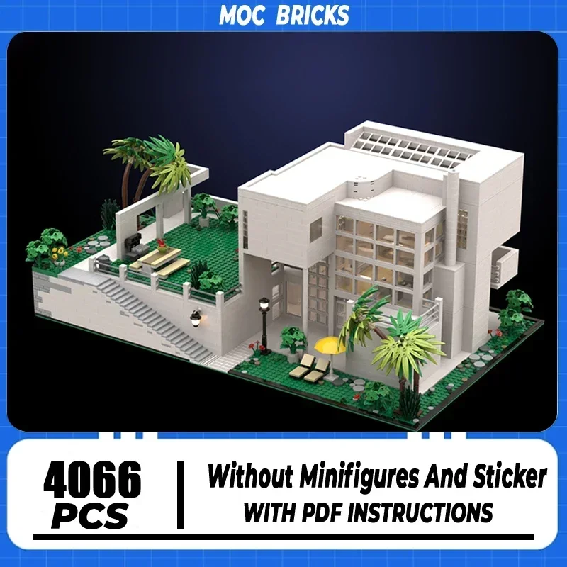 

Строительный блок Moc, модель дома джованнитти, технология, конструктор «сделай сам», сборка, модульный город, уличный вид, игрушка для праздника, подарок