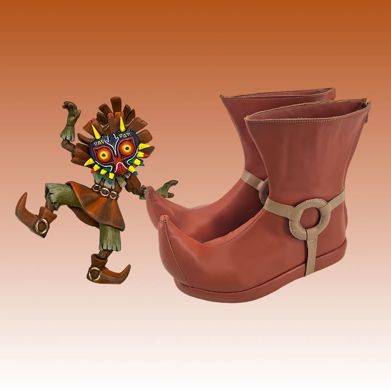 เกมมาโยร่า กาโนน ดอร์ฟคอสเพลย์รองเท้าหนังเทียมสีแดงรองเท้าสำหรับชาย