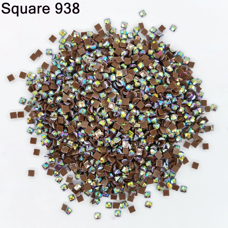 

Square AB Stone 5D DIY Diamond Painting Embroidery Rhinestones Colorful Mosaic Many Shinning AB Square Needlework Home Decorati