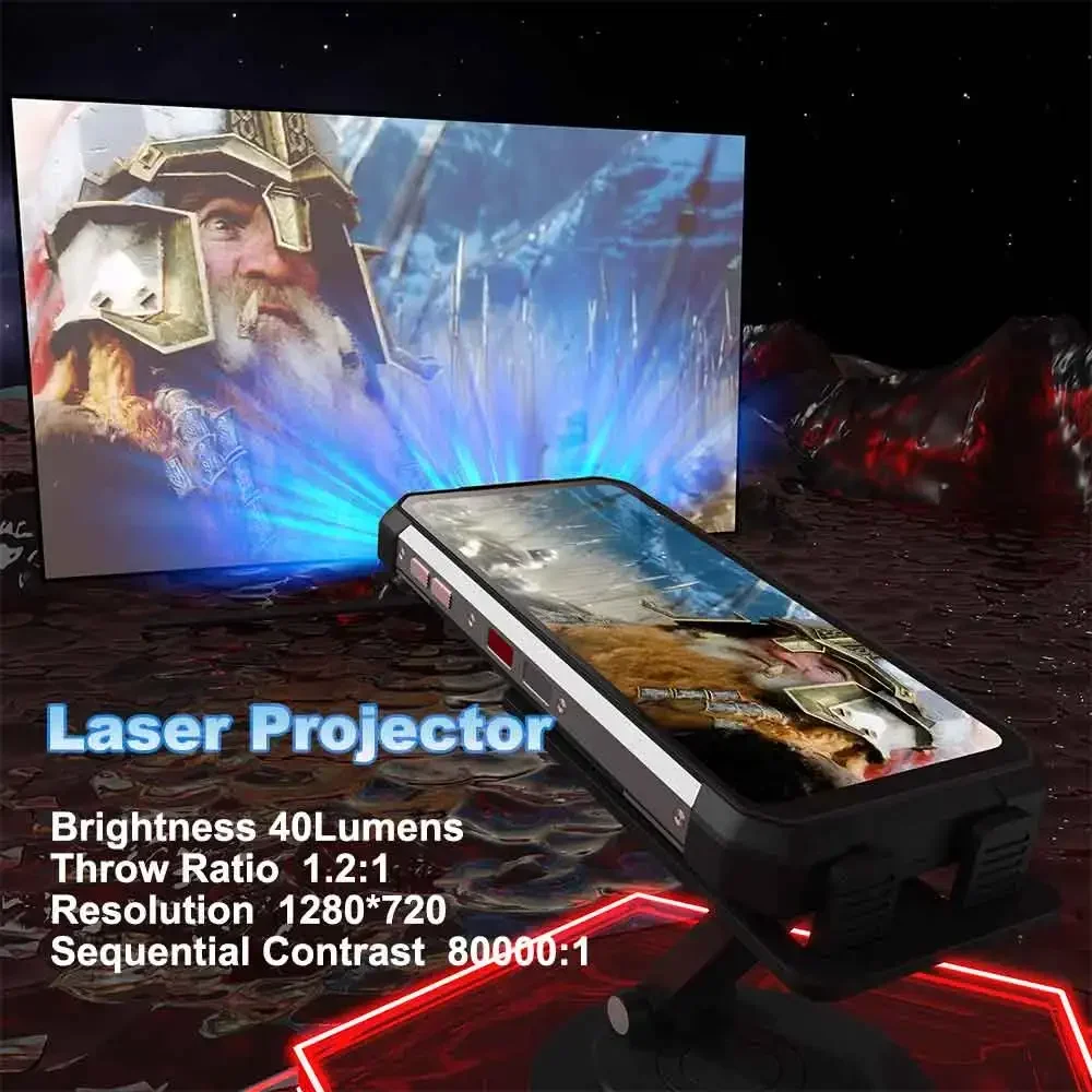 yyhc Projector-Powered Smartphone with Massive  Storage Unihertz 8849 Tank 2