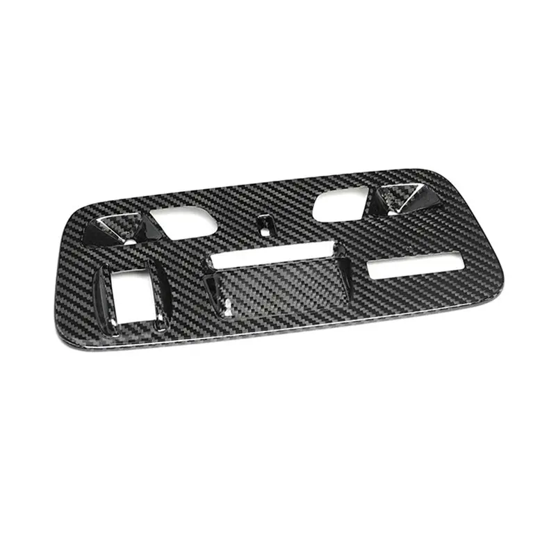 Reliable-Real Dry Carbon Fiber Roof Reading Light Panel Frame Cover Trim Decoration For Camaro 2016-19 Car