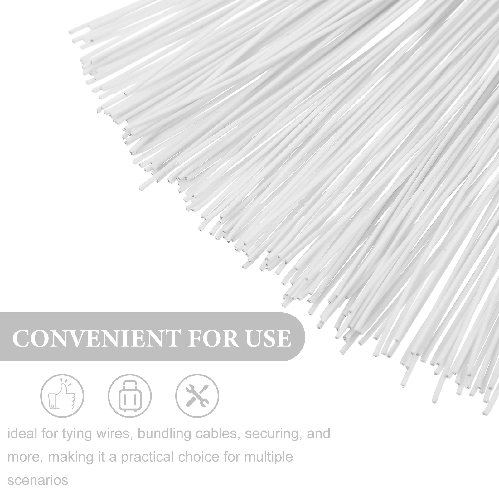 Filo zincato da 1000 pezzi robusto per la fissaggio di vite elettrica che fissa la corda di filo artigianale da giardino