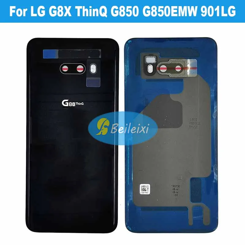 For LG G8X ThinQ G850 G850UM G850EM G850QM G850EMW 901LG Battery Back Cover Door Protective Rear Housing Case Durable Back Cover