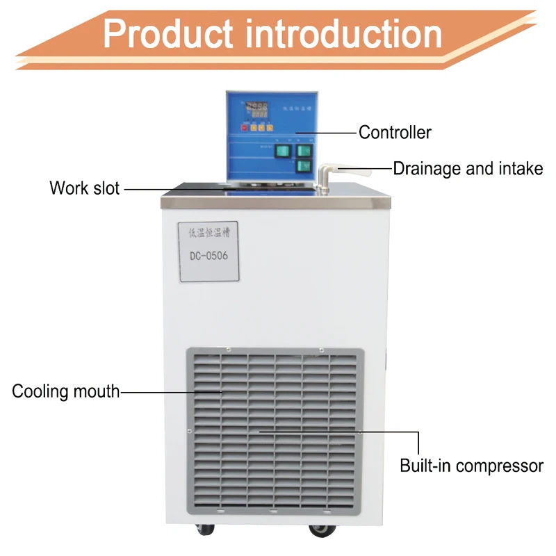 Lab Electric Heating Cryogenic Bath Low Temperature Water Bath DC-0506 with low price