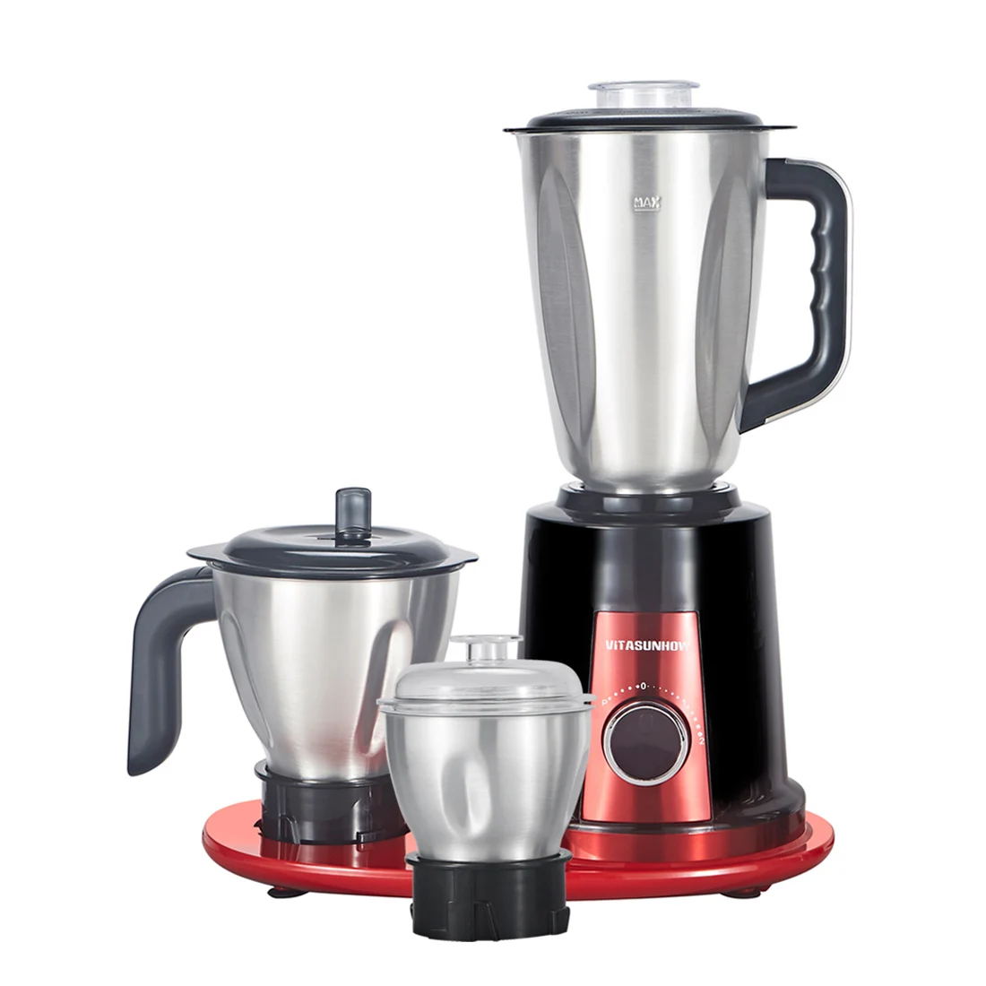Stainless Steel Multi Jars High Speed Indian Commercial Electric Juicer Blender Mixer Grinder for Kitchen