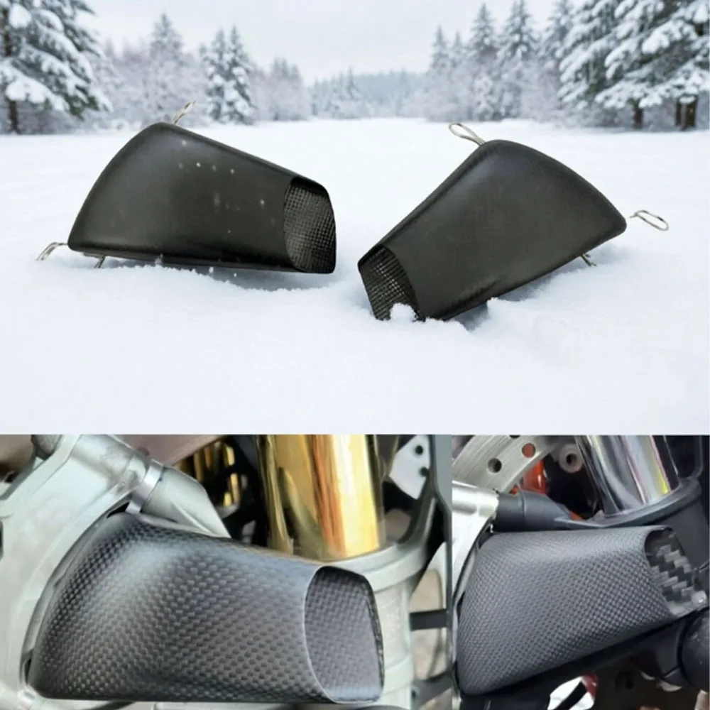 

For DUCATI Panigale Streetfighter MTS V4 V4S V4SP SP SP2 Carbon Fiber 100MM Front Caliper Radiator Cover Air Duct Brake Cooling