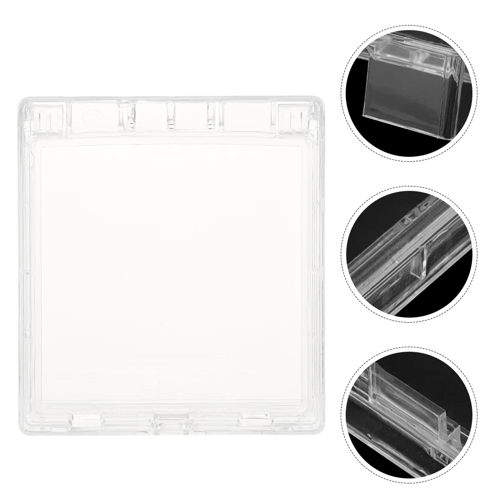 2 Pcs Waterproof Box Doorbell Rain Cover Wireless Protector Plastic Clear Transparent