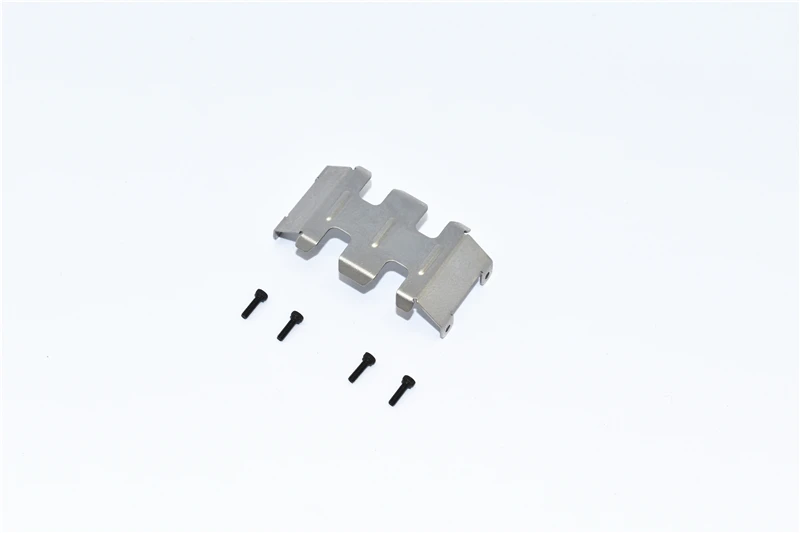 GPM Stainless Steel Center Gear Box Bottom Protector Mount For AXIAL SCX24 Jeep AXI00002