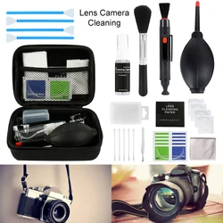 Camera Lens Cleaning Kit Professional Scratch Free Electronics Cleaning Tool Set with Air Blower Cleaning Brush Wipes Tweezers