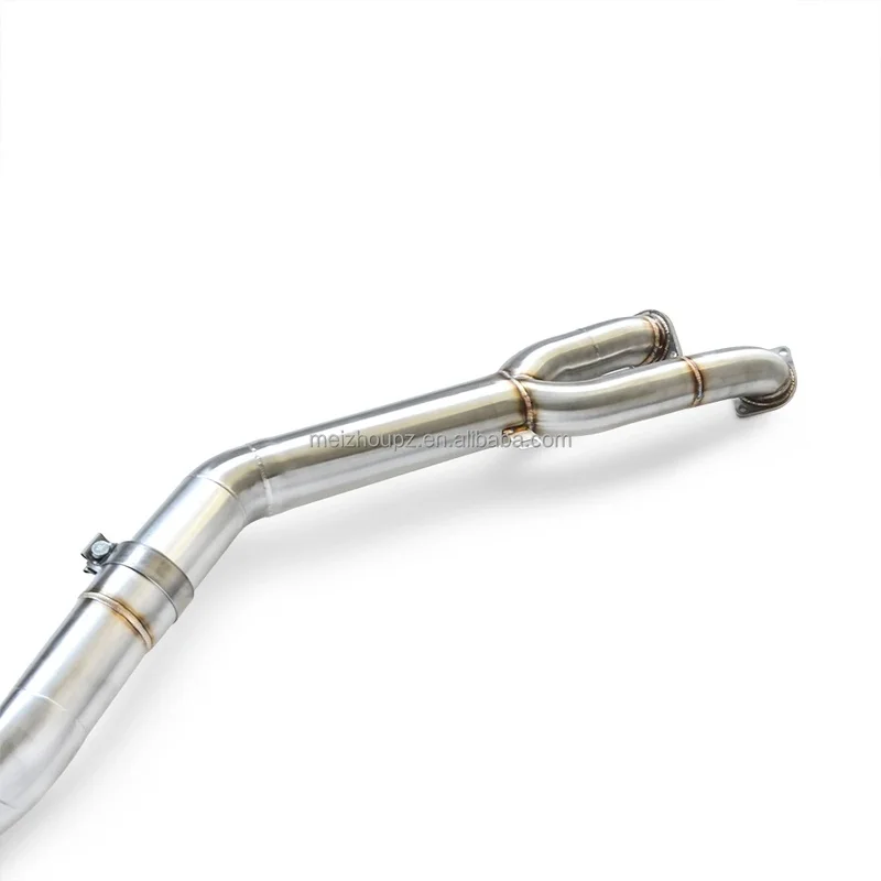 Suitable M2 G87 S55 3.0T 2021-2023 High Performance SS304 Exhaust Mid Pipe with Resonator Single